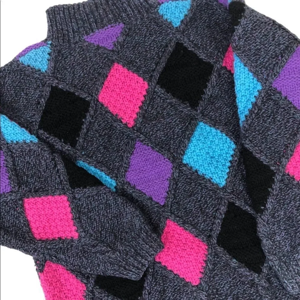 Vintage CB Sports 100% Wool Sweater - Picture 3 of 5